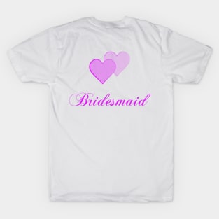 Bridesmaid Bachelorette Party. Woman Line Art T-Shirt